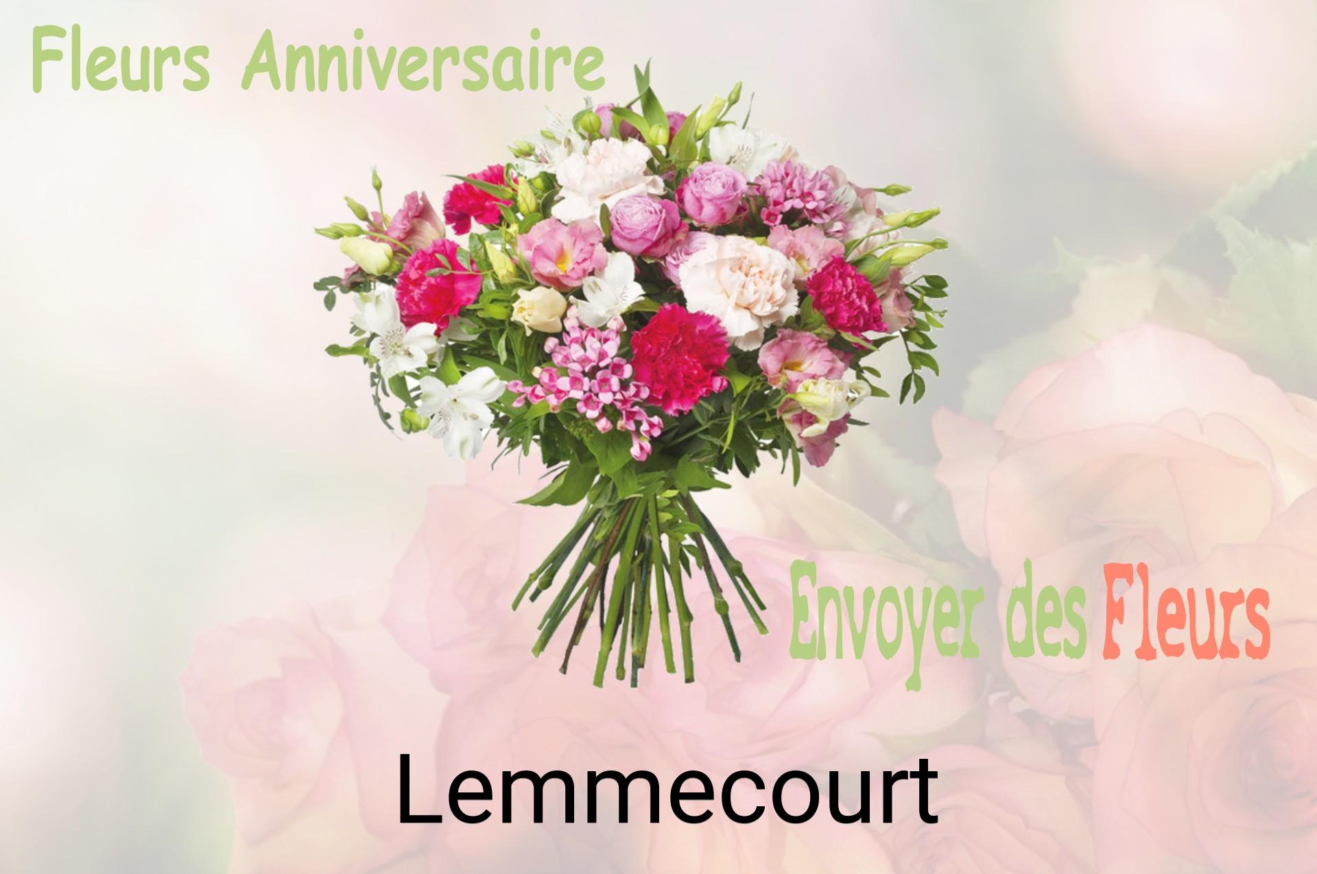 Bouquet de fleurs d’anniversaire livré à Lemmecourt