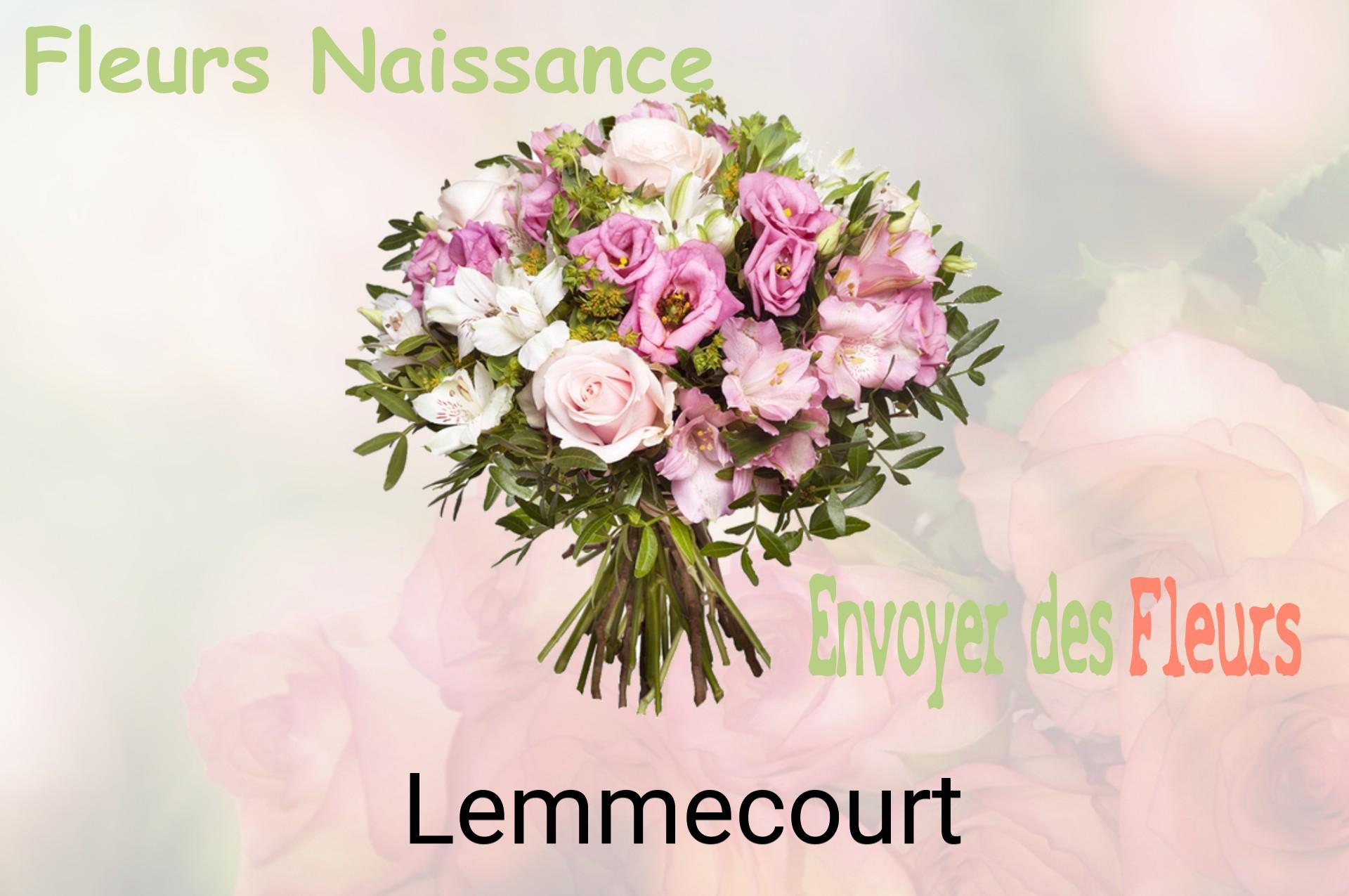 Bouquet de fleurs de naissance livré à Lemmecourt